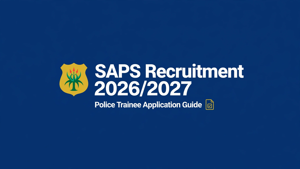 SAPS GOV ZA — Police Trainee Application, https://saps.gov.za Hero Image